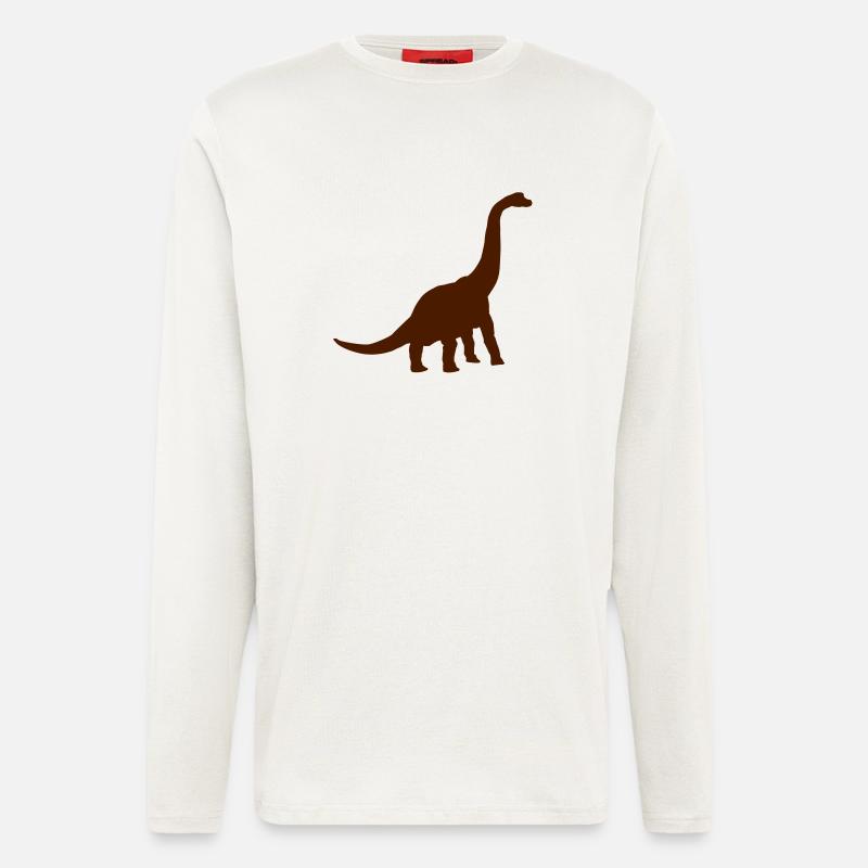 Brachiosaurus - Langarmshirt - made by SPREAD  - OFF WHITE