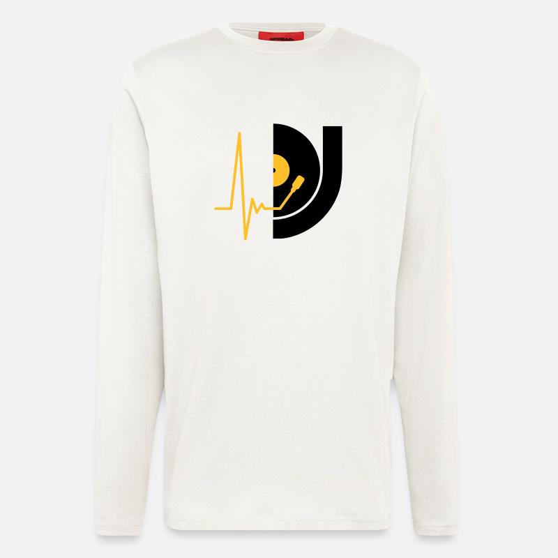 music_pulse_dj - Langarmshirt - made by SPREAD  - OFF WHITE