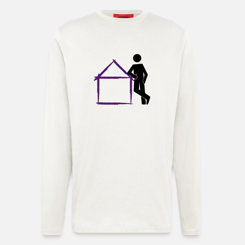 architekt10 - Langarmshirt - made by SPREAD  - OFF WHITE