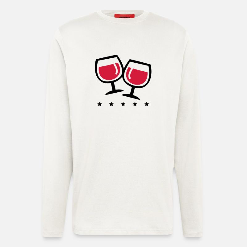 wein_symbol_pp2 - Longsleeve - made by SPREAD  - OFF WHITE