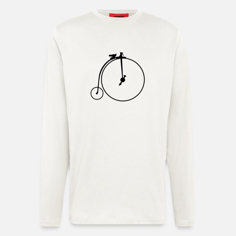 bicycle_1868_g1 - Longsleeve - made by SPREAD  - OFF WHITE