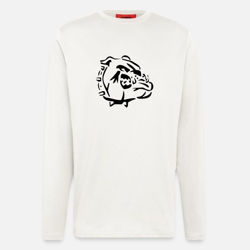 Bulldogge - Langarmshirt - made by SPREAD  - OFF WHITE