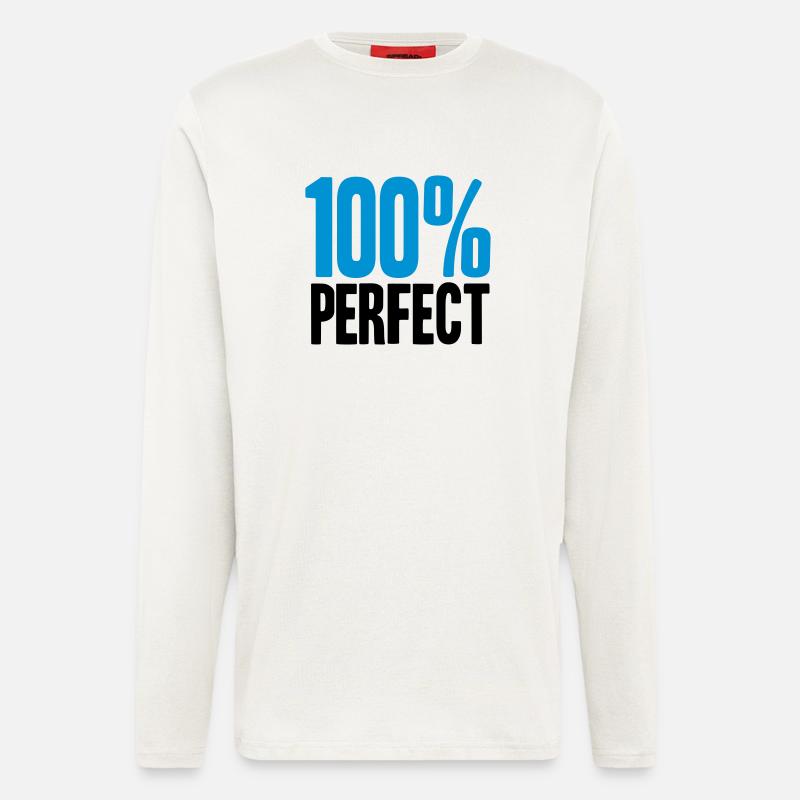 100 % Perfect - Langarmshirt - made by SPREAD  - OFF WHITE