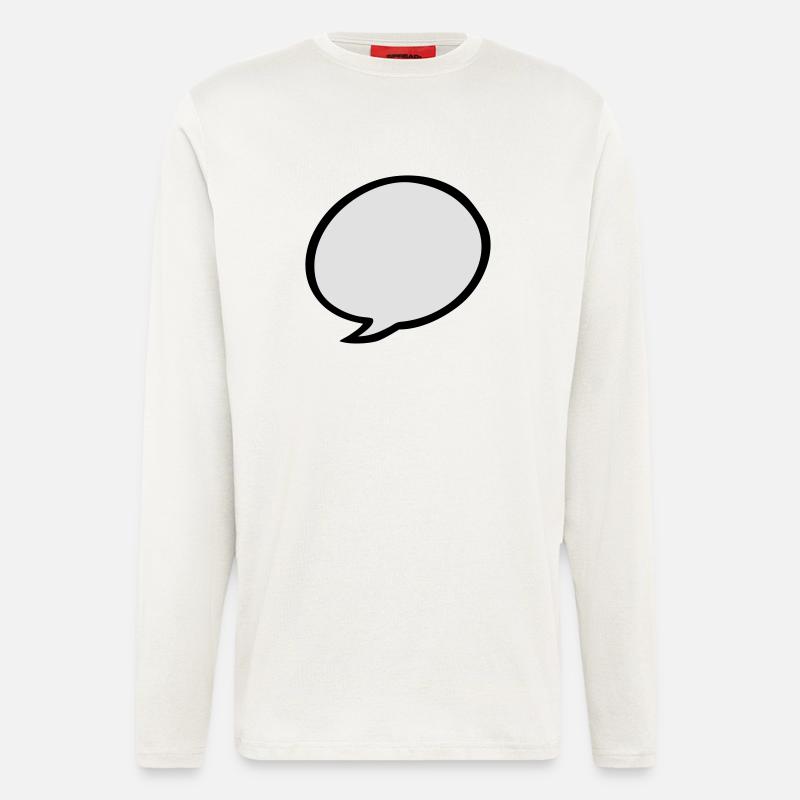 speech bubble - Longsleeve - made by SPREAD  - OFF WHITE