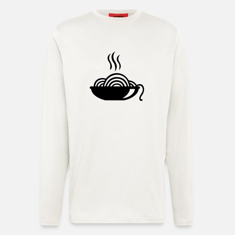 Nudeln - Langarmshirt - made by SPREAD  - OFF WHITE