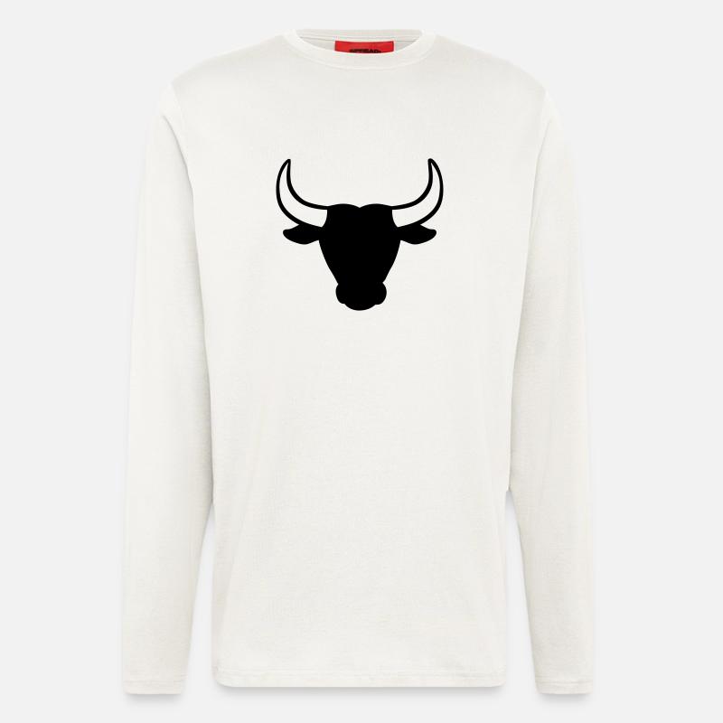 Stier - Langarmshirt - made by SPREAD  - OFF WHITE