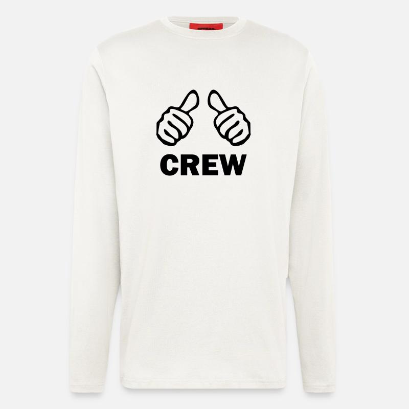 crew - Langarmshirt - made by SPREAD  - OFF WHITE
