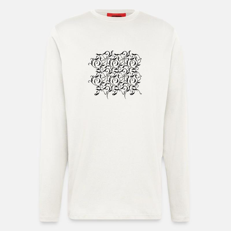 Plantas pattern - Longsleeve - made by SPREAD  - OFF WHITE