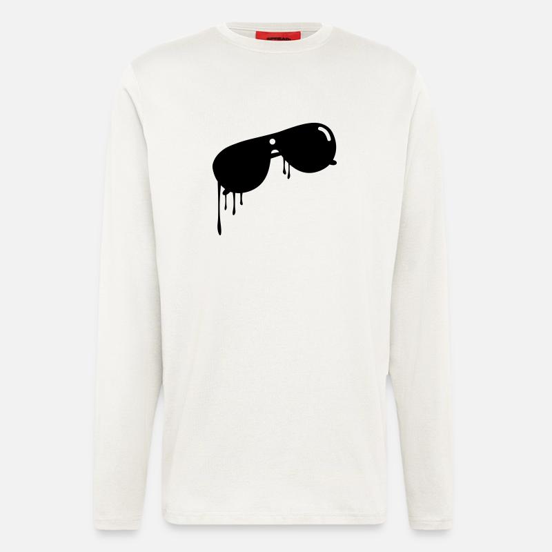 sunglasses - Langarmshirt - made by SPREAD  - OFF WHITE