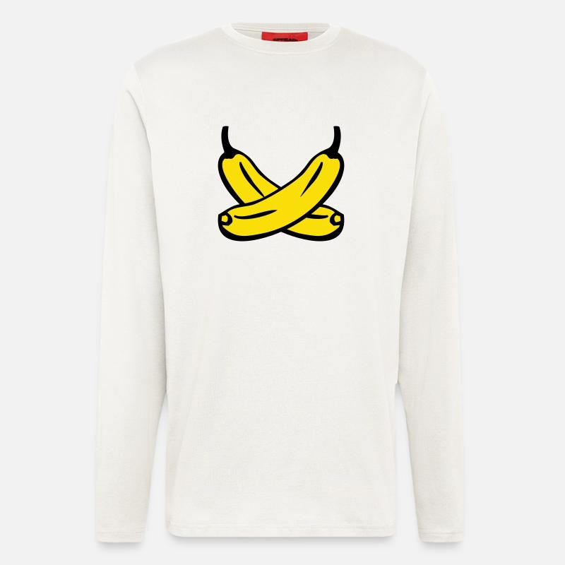 Bananen - Langarmshirt - made by SPREAD  - OFF WHITE