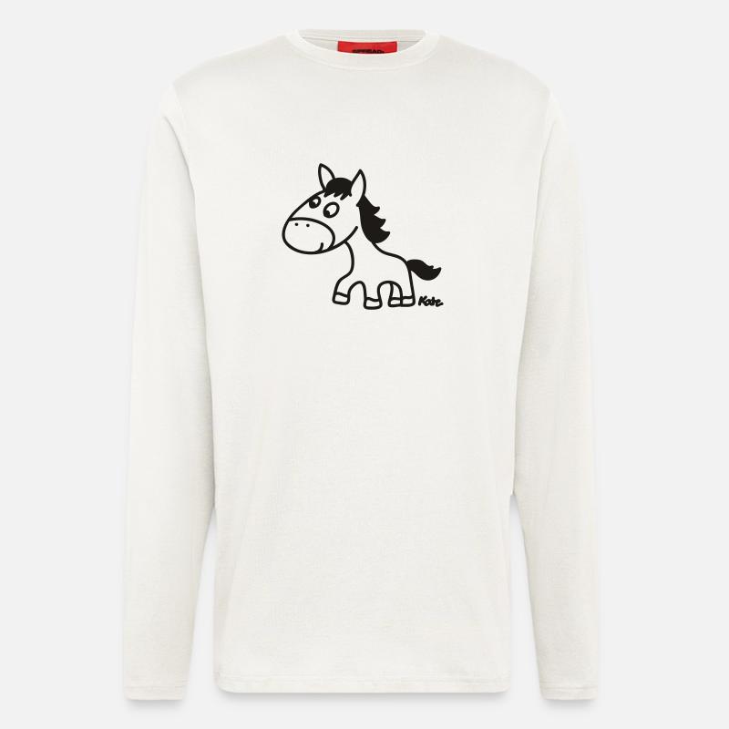 Pony - Langarmshirt - made by SPREAD  - OFF WHITE