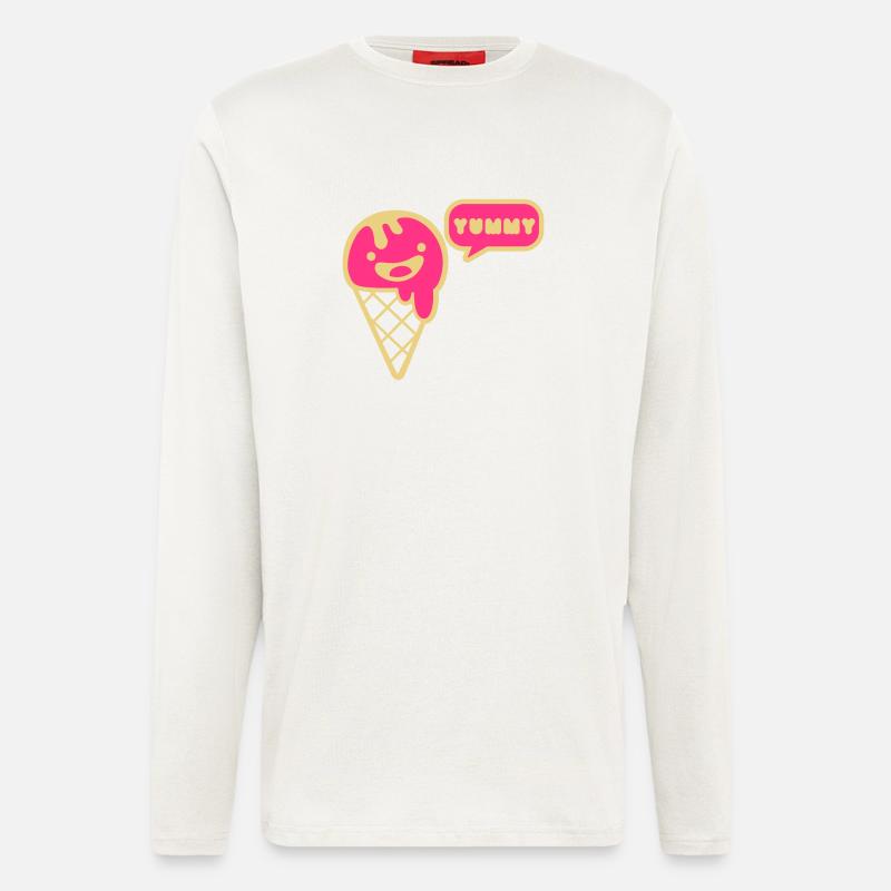 ice - eis - sommer - Langarmshirt - made by SPREAD - OFF WHITE