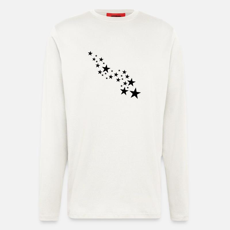 sterne - Langarmshirt - made by SPREAD  - OFF WHITE
