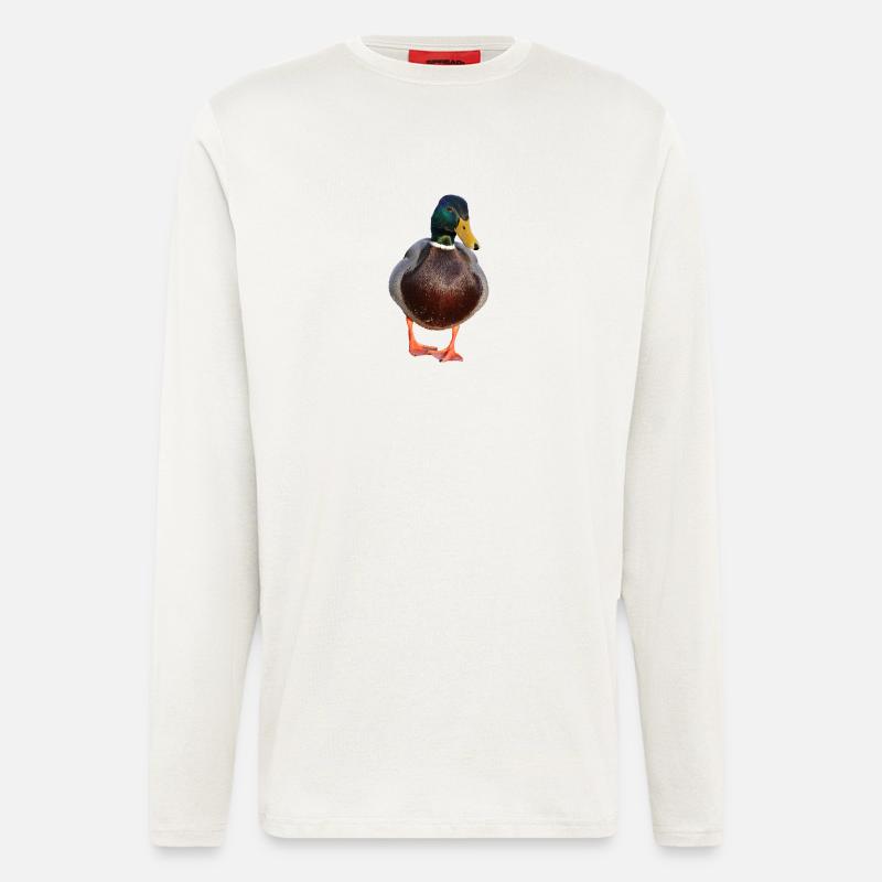 duck53 - Langarmshirt - made by SPREAD  - OFF WHITE