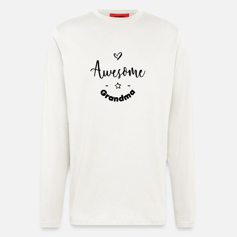 Awesome-Grandma - Langarmshirt - made by SPREAD  - OFF WHITE
