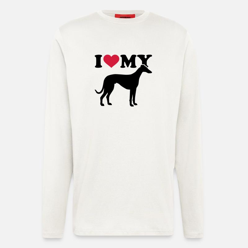 Whippet - Langarmshirt - made by SPREAD  - OFF WHITE