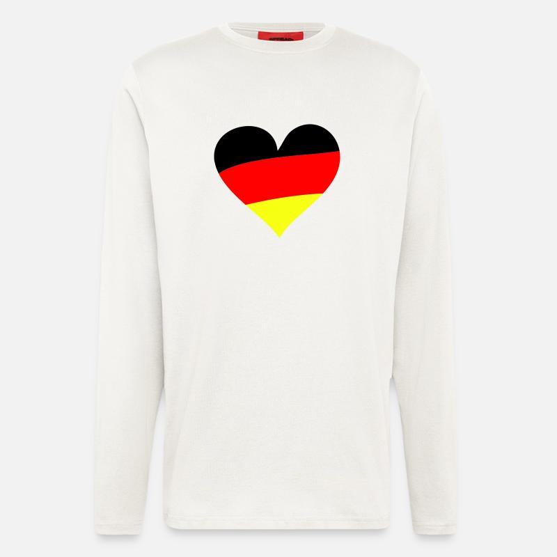 Heart Germany - Longsleeve - made by SPREAD - OFF WHITE