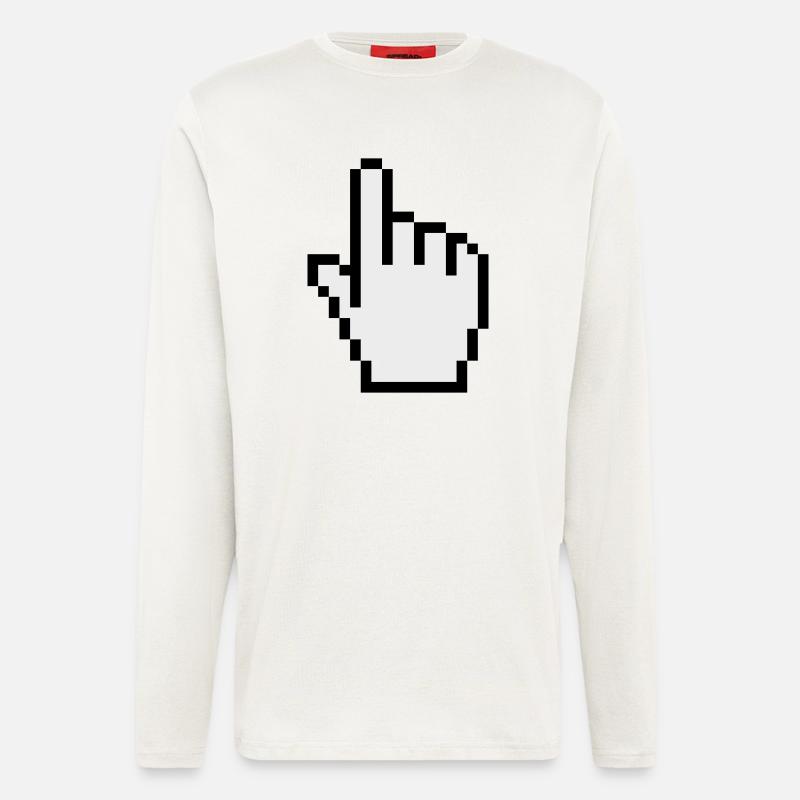 pointer / cursor - Langarmshirt - made by SPREAD  - OFF WHITE