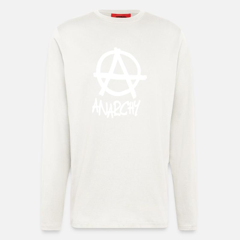 Anarchy - Longsleeve - made by SPREAD  - OFF WHITE