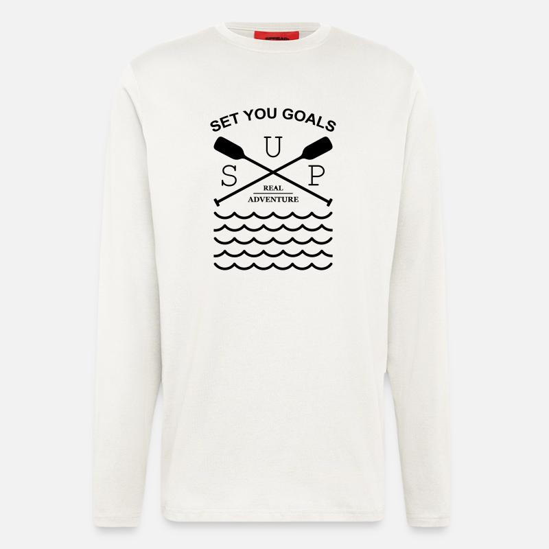 Stand Up Paddling - Langarmshirt - made by SPREAD  - OFF WHITE