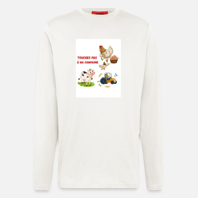 Don't touch my campaign - Longsleeve - made by SPREAD - OFF WHITE
