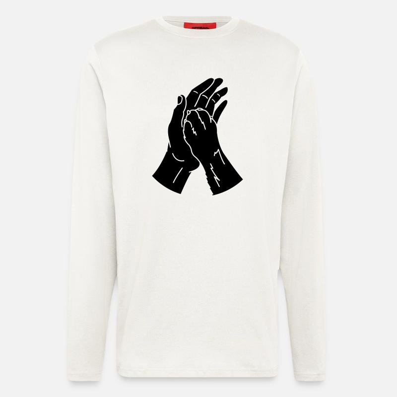 tierpfote hand - Langarmshirt - made by SPREAD  - OFF WHITE