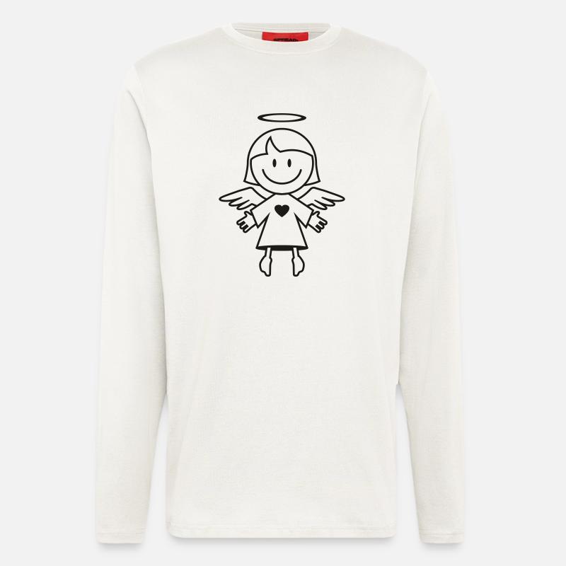 Ein Engel! - Langarmshirt - made by SPREAD  - OFF WHITE
