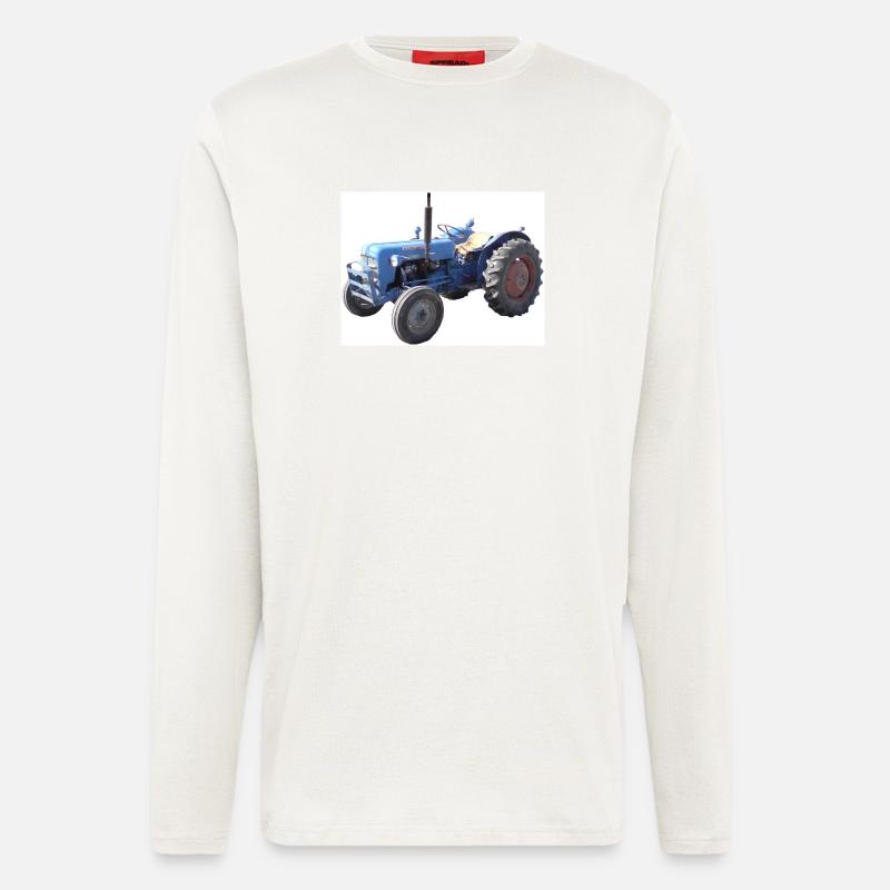 Mari Gamle Traktor - Langarmshirt - made by SPREAD  - OFF WHITE