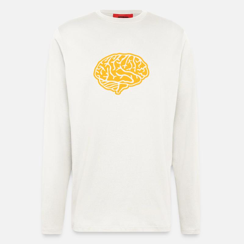 Brain - Longsleeve - made by SPREAD  - OFF WHITE