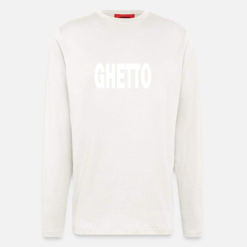 Ghetto - Langarmshirt - made by SPREAD  - OFF WHITE