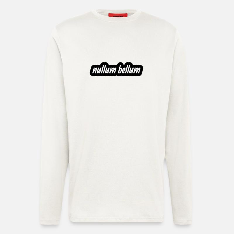 nullum bellum - Langarmshirt - made by SPREAD  - OFF WHITE
