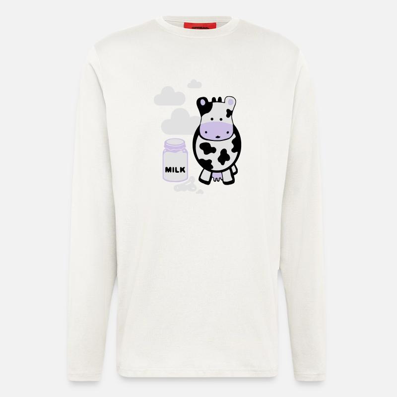 kuh milk - Langarmshirt - made by SPREAD  - OFF WHITE