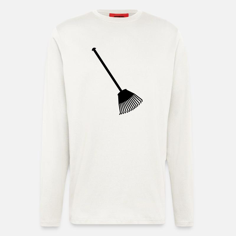 Gärtner - Harke - Langarmshirt - made by SPREAD - OFF WHITE