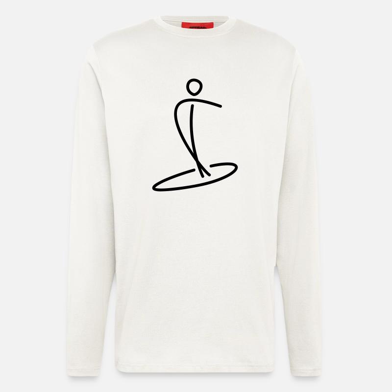 SURFEN - Langarmshirt - made by SPREAD  - OFF WHITE