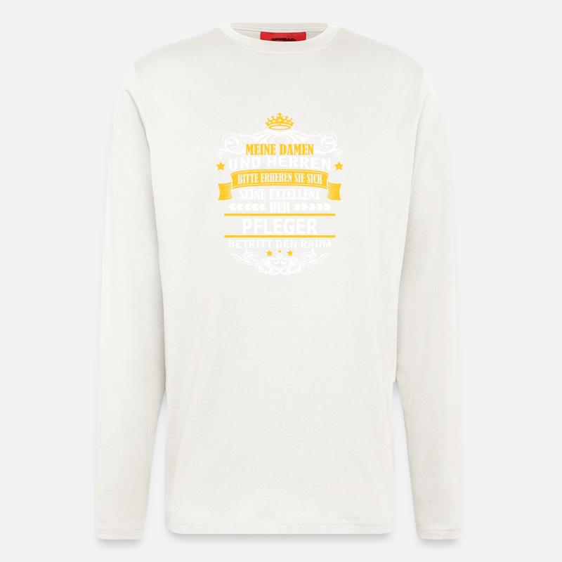 PFLEGER - Langarmshirt - made by SPREAD  - OFF WHITE