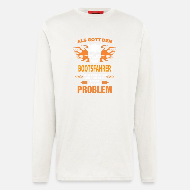 BOOTSFAHRER - Langarmshirt - made by SPREAD  - OFF WHITE