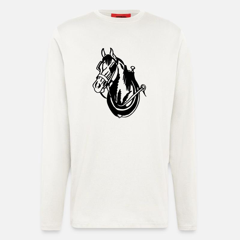 Zugpferd - Langarmshirt - made by SPREAD  - OFF WHITE