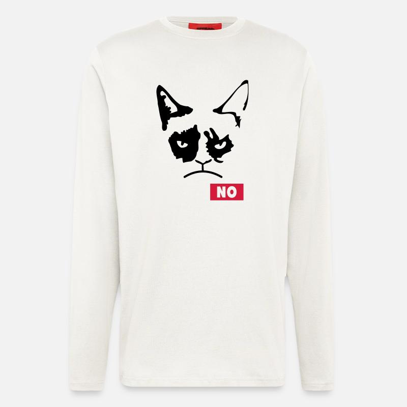 Grumpy Cat - Langarmshirt - made by SPREAD  - OFF WHITE