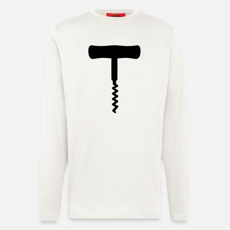Korkenzieher - Langarmshirt - made by SPREAD  - OFF WHITE