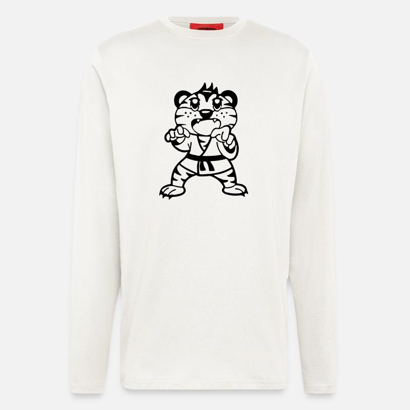 Judotiger - Langarmshirt - made by SPREAD  - OFF WHITE