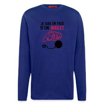 Ich bin vor Ball insulte2 Finger - Langarmshirt - made by SPREAD  - OFF WHITE - Vorne