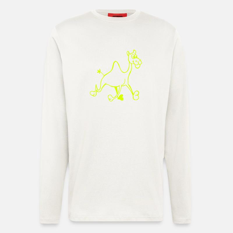 Lustiges Kamel - Langarmshirt - made by SPREAD  - OFF WHITE