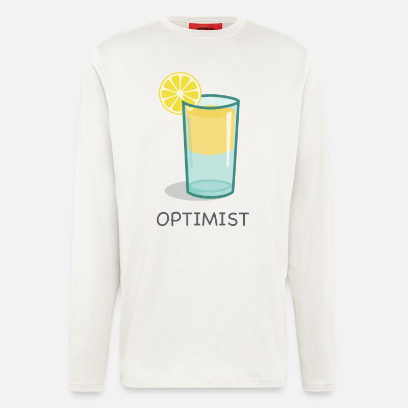 Optimist - Langarmshirt - made by SPREAD  - OFF WHITE