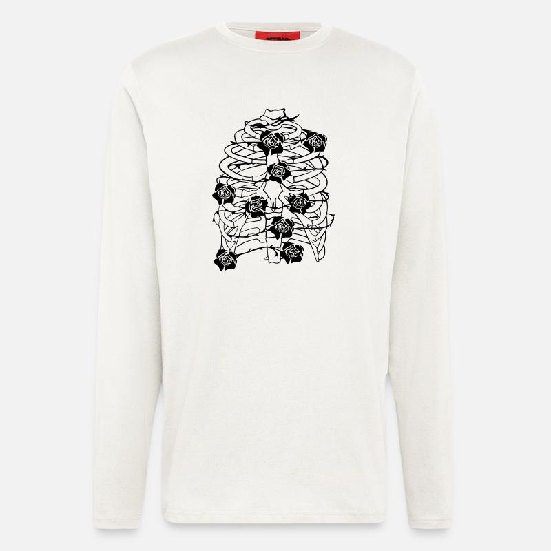 Inhale - Langarmshirt - made by SPREAD  - OFF WHITE