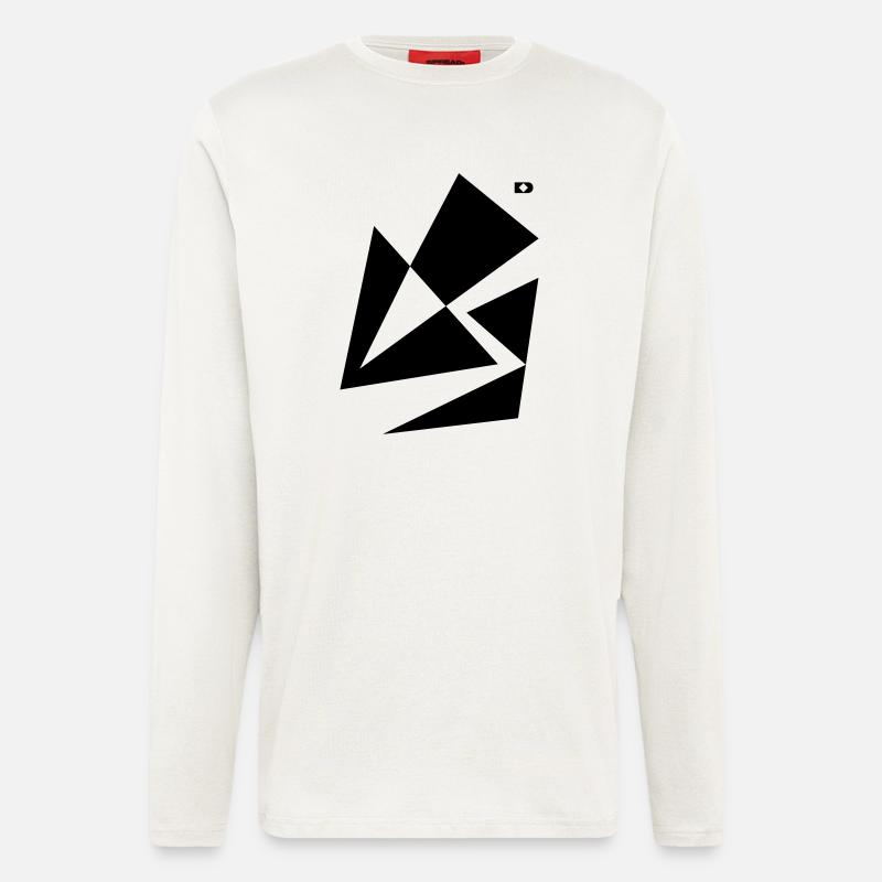 A-132 The crack - Langarmshirt - made by SPREAD  - OFF WHITE