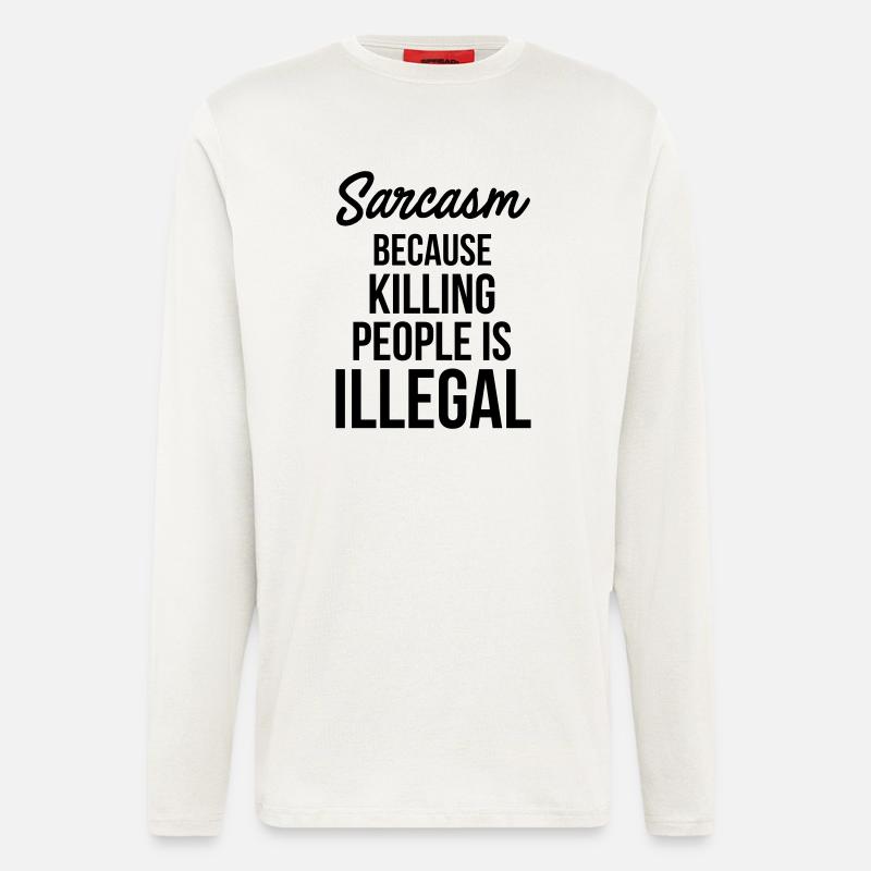 Sarcasm - Longsleeve - made by SPREAD  - OFF WHITE