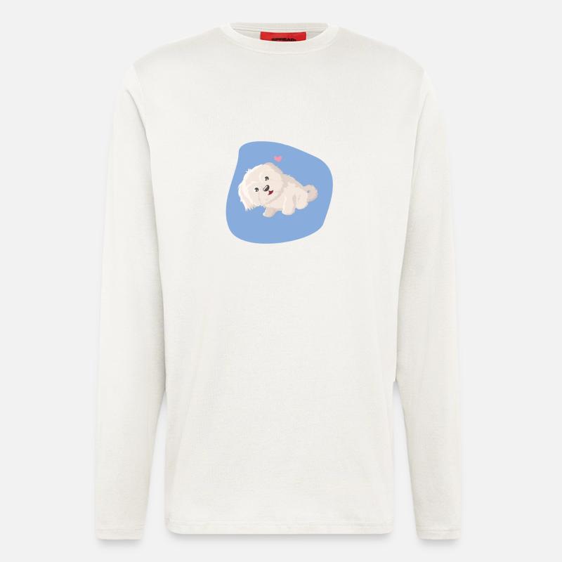 Hundeblick - Langarmshirt - made by SPREAD  - OFF WHITE