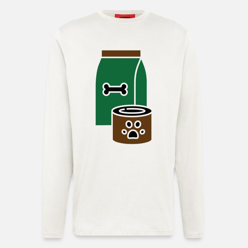 Hundefutter - Langarmshirt - made by SPREAD - OFF WHITE