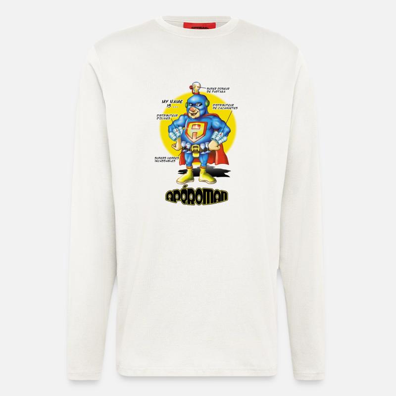 apéroman - Langarmshirt - made by SPREAD  - OFF WHITE