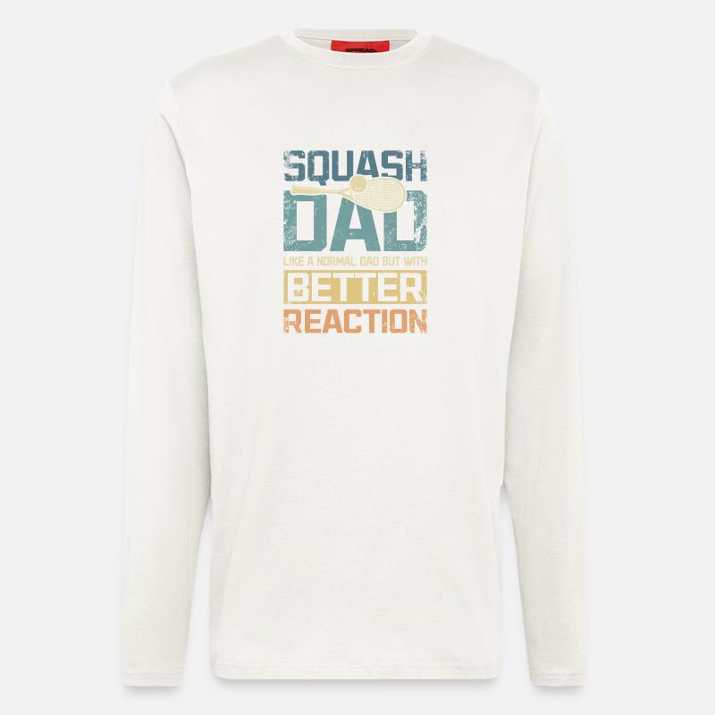 Cool squash dad better reaction - Langarmshirt - made by SPREAD  - OFF WHITE